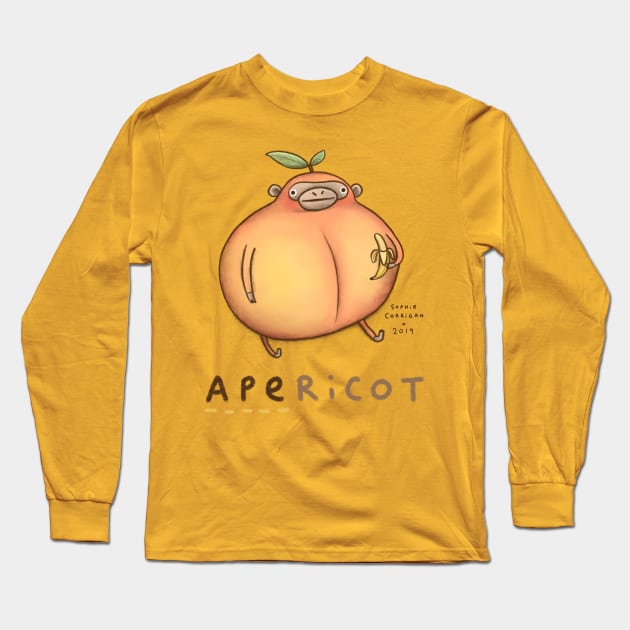 Apericot Long Sleeve T-Shirt by Sophie Corrigan